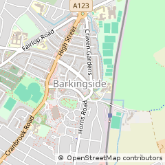 Map of Ilford