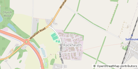 Map of Norwich, Norfolk