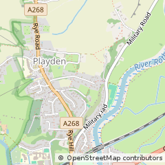 Map of RYE, East Sussex