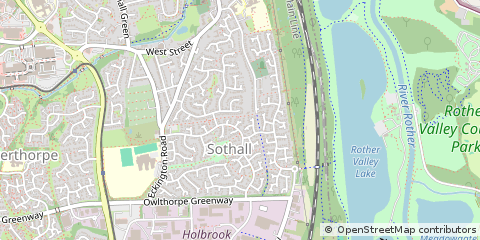 Map of Sheffield