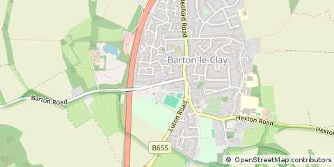 Map of Bedfordshire