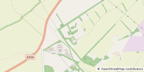 Map of Blandford, Dorset