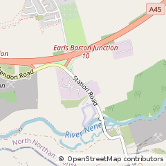 Map of Northampton, Northamptonshire