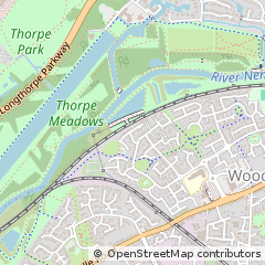 Map of Peterborough, Cambridgeshire