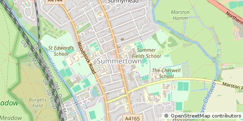 Map of Oxford, Oxfordshire