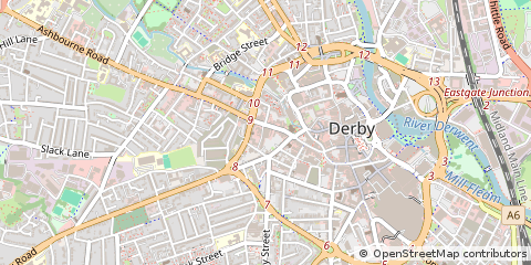 Map of Derby