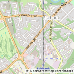 Map of Eskbank, Midlothian