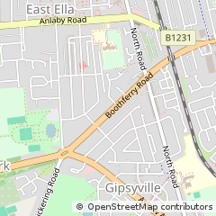 Map of Hull, East Yorkshire