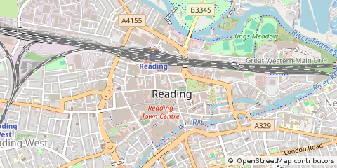 Map of Reading