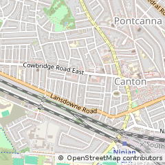 Map of Cardiff