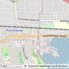 Map of Fareham, Hampshire
