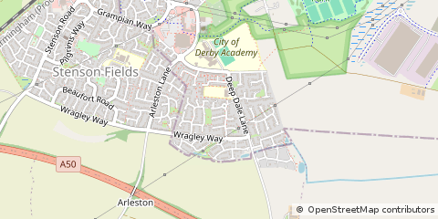 Map of Derby