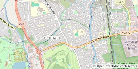 Map of Stoke-on-Trent