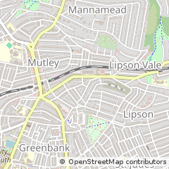 Map of Plymouth, Devon