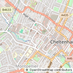 Map of Cheltenham