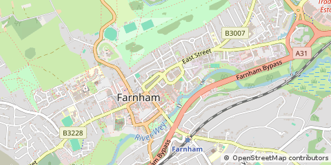 Map of Farnham