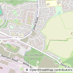 Map of Dunfermline, Fife