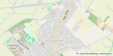 Map of Cambridge, Cambs