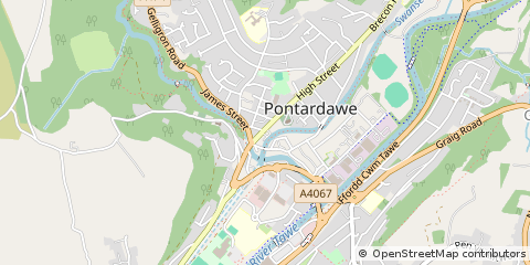 Map of Swansea