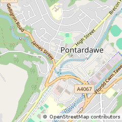 Map of Swansea