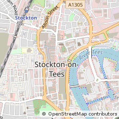 Map of Stockton-on-Tees