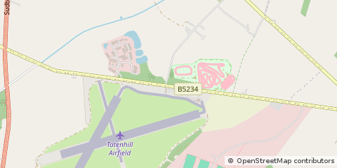 Map of Burton-on-Trent, Staffordshire