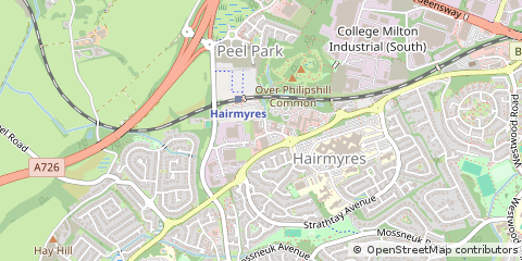 Map of Glasgow