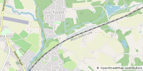 Map of Liss, Hampshire