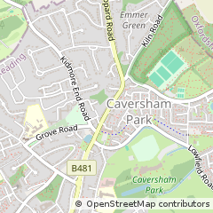 Map of Reading, Berkshire