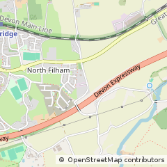 Map of Ivybridge, Devon