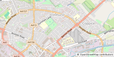 Map of Aylesbury, Buckinghamshire