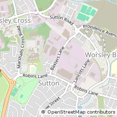 Map of ST Helens, Merseyside
