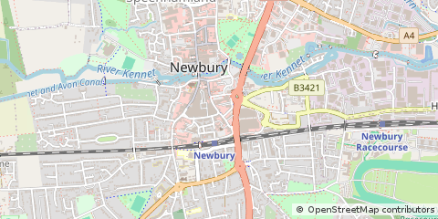 Map of Newbury