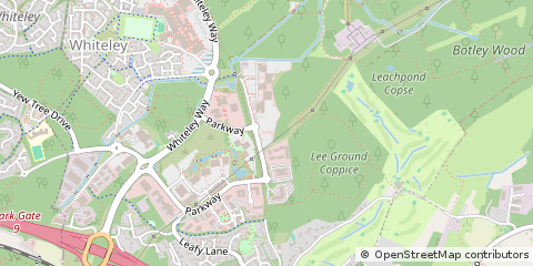 Map of Fareham, Hampshire