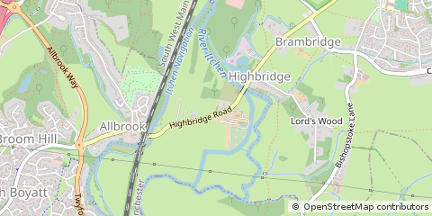 Map of Eastleigh