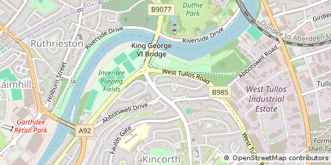 Map of Aberdeen