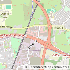 Map of Cheadle, Cheshire