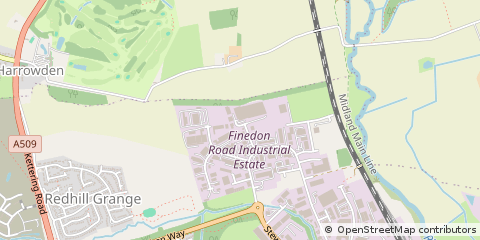 Map of Wellingborough