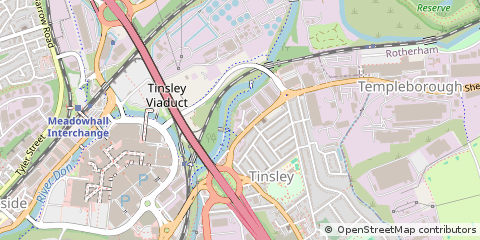 Map of Sheffield