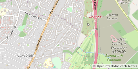 Map of Waterlooville