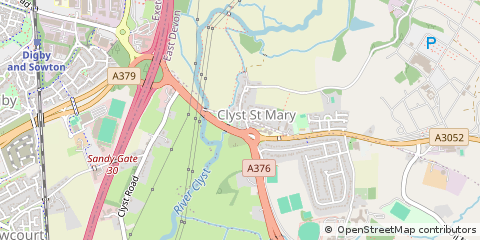 Map of Exeter, Devon