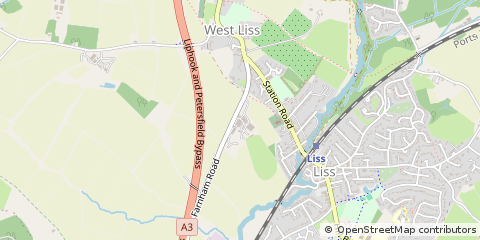 Map of Liss, Hampshire