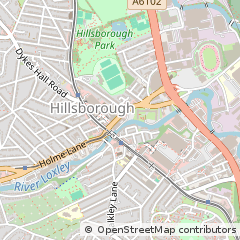 Map of Sheffield