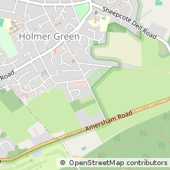 Map of Holmer Green, High Wycombe