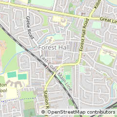 Map of Newcastle Upon Tyne