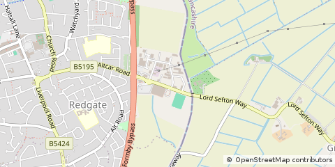 Map of Formby, Livepool