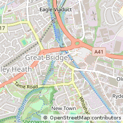 Map of Tipton, West Midlands