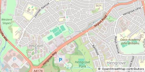 Map of Bristol, South West
