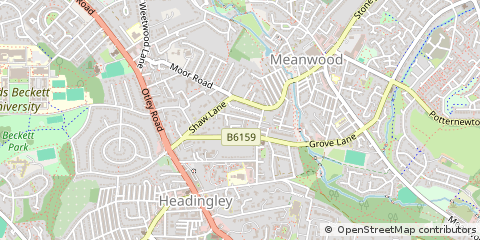 Map of Leeds