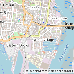 Map of Southampton, Hampshire